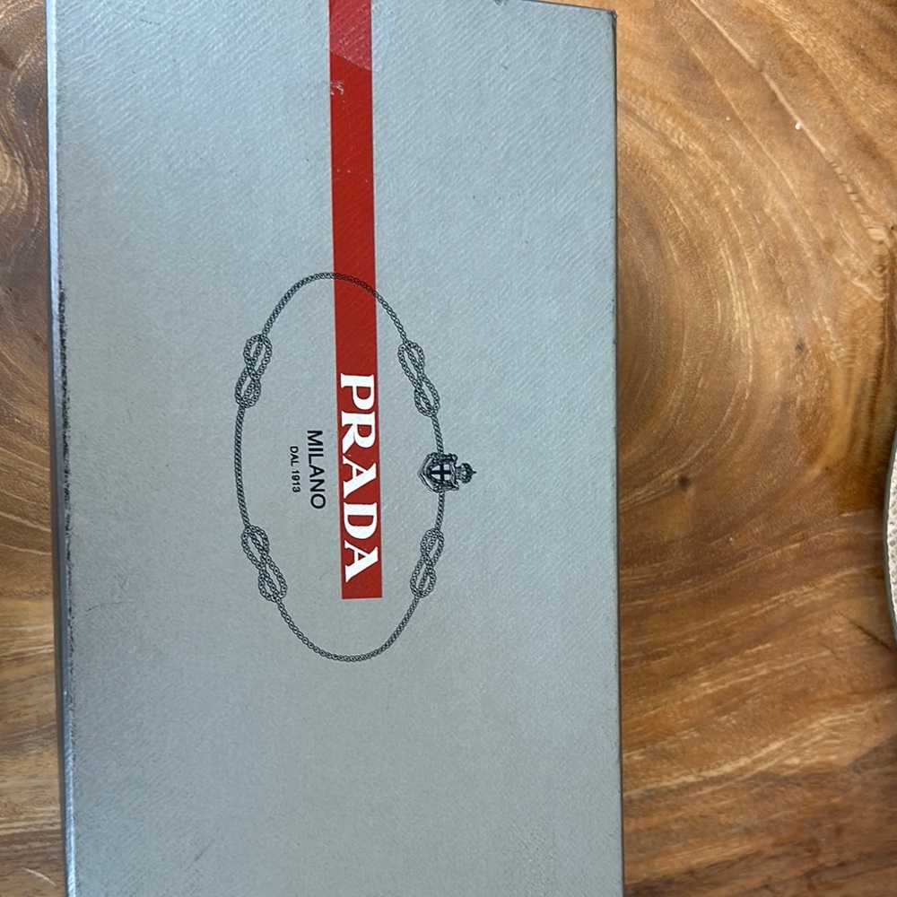 Prada Gray and Red Box